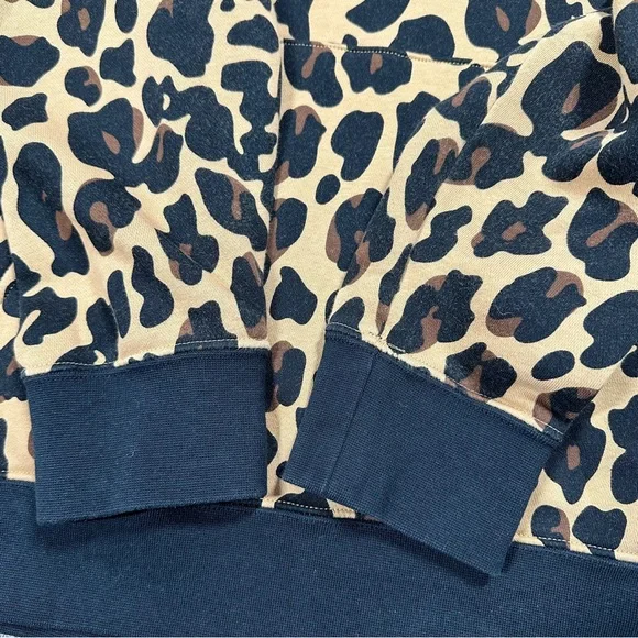 SOLD | Nike Men’s Sportswear Club Fleece Leopard Print Brown Pullover Hoodie XL - Picture 7 of 15